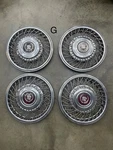 1987- 1992 Cadillac Fleetwood Deville Brougham Wire Wheel Covers Set Of 4. Fixed Price $161.99.