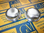 1934-1956 Buick Oldsmobile Pontiac Front Wheel Grease Hub Caps (2). Fixed Price $49.95.