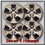 2013-2014 17" Ford Explorer Replacement Hubcaps, Set Of Chrome Wheel Covers. Fixed Price $120.00.