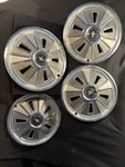 1960S Ford Mustang Wheel Covers Aluminum Original From The Set Of 4 , Rare. Fixed Price $100.00.