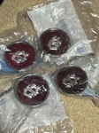 1982-87 Nos Oldsmobile Wire Wheel Lock Cover Emblem Set! (4) Gm 22520008. Fixed Price $149.99.