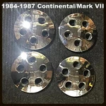 Set Of Chrome Oem Center Caps For 1984-1987 Lincoln Continental Mark Vii 1399. Fixed Price $51.96.