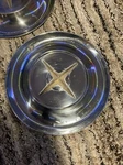 Rare Mopar 1954 Chrysler 15" Hubcaps New Yorker Deluxe Wheel Cover Set Of. Fixed Price $350.00.
