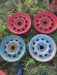 16X4 Rare Artillery Rally Wheels Chrysler Lincoln Dodge Ford 1938 1932 1937 1929. Fixed Price $475.00.