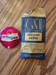 Nos Gm 1957 Bel Air Hub Cap Emblem Part# 3708310. Fixed Price $50.00.