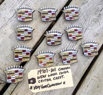 1970'S-1980'S Cadillac Wire Wheel Hubcap Cover Chrome Crest Emblem *vgc*. Fixed Price $59.95.