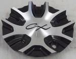 Cx Wheels Gloss Black / Silver Custom Center Cap # 323L160-BAL SL1001-03. Fixed Price $59.95.