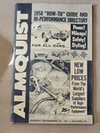 Original 1958 Almquist Hot Rod & Custom Catalog Drag Racing Nhra. Fixed Price $100.00.