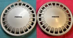 Lot 2 14" Wheel Covers 1988-1989 Mazda MX-6 Hubcaps Vintage B45837170A. Fixed Price $20.00.