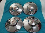 Set Of 4 Chromed Hubcap Early Vw Beetle Bus Bug Ghia Thing Half Moon Domed 5-LUG. Fixed Price $169.99.