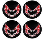 Oer Red Wheel Center Cap Emblem Set 2-1/8" Diameter 1982-1983 Firebird. Fixed Price $109.98.