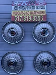 1962 Rare Ford Galaxy Sunliner STARLINER14 Full Hubcaps Beautiful Convertible. Fixed Price $175.00.