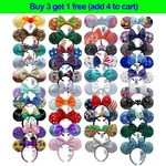 Disney-park 222+ Styles Sequin Minnie Mouse Ears Headbands Mickey. Fixed Price $15.48.