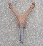 1926 1927 Ford Model Spare Tire Mount Carrier Y Bracket Coupe Roadster Sedan. Fixed Price $150.00.