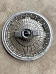 One 1965 Oldsmobile F85/CUTLASS 14" Wire Hubcap Wheel Cover. Fixed Price $50.00.