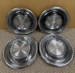 Set Of 4 1967-68 Cadillac Deville Fleetwood 15INCH Stainless Steel Hub Caps Oem. Fixed Price $75.00.