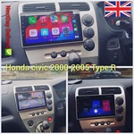 Android 13 Stereo Radio Gps Nav Carplay For Honda Civic Type EP3 2001-2005. Fixed Price $202.56.