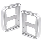 Pair Set Chrome Dual Headlight Headlamp Trim Bezel For 1985-1991 Chevy Gmc Van. Fixed Price $30.11.