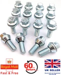 16 X Alloy Wheel M12 1.5 Wobble Wobbly Bolts Variable Pcd - Renault. Fixed Price $62.62.