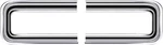 1966-67 Dodge Charger; Tail Lamp Bezels; Pair. Fixed Price $142.99.