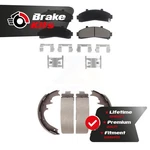 Front Rear Ceramic Brake Pads And Drum Shoes Kit 1995-2002 Ford Ranger. Fixed Price $58.26.