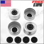 Trailer Hub Dust Caps For 7K 8K Dexter Ez Lube Axles With Plugs 4-PACK 2.72". Fixed Price $27.48.