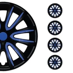 16" Inch Hubcaps Wheel Rim Cover Matt Black & Dark Blue Set. Fixed Price $99.90.