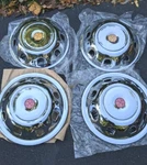 Vintage Namsco Set Of 4 Wheel Covers Hub Caps Chrome. Fixed Price $125.00.