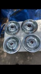 Nos Hubcaps 1963 Oldsmobile Deluxe Wheel Discs. Fixed Price $1230.00.