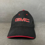 Gmc Hat Cap Black Red Trim Letters Hook Loop Tall One Size. Fixed Price $229.99.