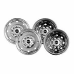 Pacific Dual 43-1608 Wheel Simulator Stainless Steel Front And Rear 17" Lug. Fixed Price $358.18.