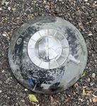 Vintage 1951 1952 Kaiser Dog Dish Hubcap Wheel Cover Special Deluxe. Fixed Price $14.95.