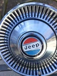 1976-87 Jeep Cj Series, Cherokee, Wagoneer 4X4 15" Wheel Cover, Hubcap. Fixed Price $55.00.