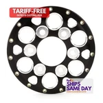 Weld P613B-7095, One Black Aluminum 15IN Sprint Magnum Wheel Center 6-PIN Mount. Fixed Price $370.99.