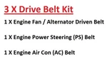 For Isuzu Pick TFS55 2.8TD Import Engine Fan/alternator Ps Ac Belts 93+. Fixed Price $32.32.
