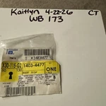 (1) Gm 14034477 Nos Monte Carlo Wheel Emblem, Vintage, Sold Individually. Fixed Price $13.50.