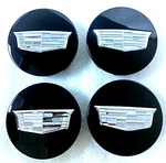 4 Factory Cadillac Logo Center Caps Oem Escalade Wheels Black 2015-2026 19333201. Fixed Price $169.00.