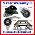 M495 Fits 06-11 Chevrolet Hhr 2.2L/ 08-10 2.0L, Auto Motor & Trans Mount Set 4PC. Fixed Price $145.89.