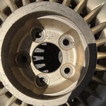 Kelsey Hayes Alcoa 15 Inch Cadillac Turbine Wheels Mid Late Fifty Rare Gold. Fixed Price $300.00.
