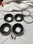 1968-1972 Impala Chevelle Gto Cutlass 442 Headlight Buckets Trim Rings Starfire. Fixed Price $59.50.