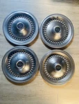 Nos 1977 1978 1979 Ford Thunderbird Set Of 4 Wheel Cover Hubcaps D7SZ-1130A. Fixed Price $95.00.