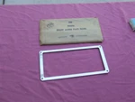 1956-57 Pontiac Accessory License Plate Frame, Nos! 988606. Fixed Price $139.99.