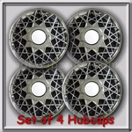4 16" 2001-2002 Mercury Grand Marquis Hubcaps, Wheel Covers Chrome Mesh. Fixed Price $140.00.