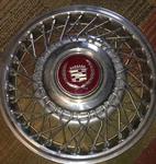 New 86-'88 Cadillac, 14" Hubcap Fleetwood, El Dorado Fwd Wire 2050B Nos Oem. Fixed Price $99.00.