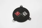 1965 1966 Corvette Wheel Cover Hub Cap Spinner Emblem Black Upper Set Of 4. Fixed Price $80.00.
