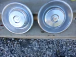 Two 1965-68 Cadillac Deville Rim Wheel Covers 15" Oem. Fixed Price $70.00.