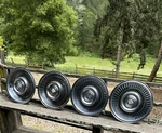 1963-1964 Cadillac 15" Hubcaps Set Of (5) Wheel Covers. Fixed Price $125.00.