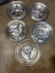 Wheel Covers Set Of 1956 Oldsmobile Hubcap With Spinner Fit 15 Inch Used. Fixed Price $175.00.
