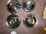 Studebaker Nos 1964 1560467 1561289 Wheel Cover Set Of. Fixed Price $74.99.