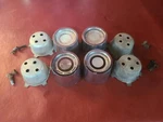 1967-1976 Charger Roadrunner Magnum 500 Wheel Center Bulls Eye Cap Set. Fixed Price $159.99.